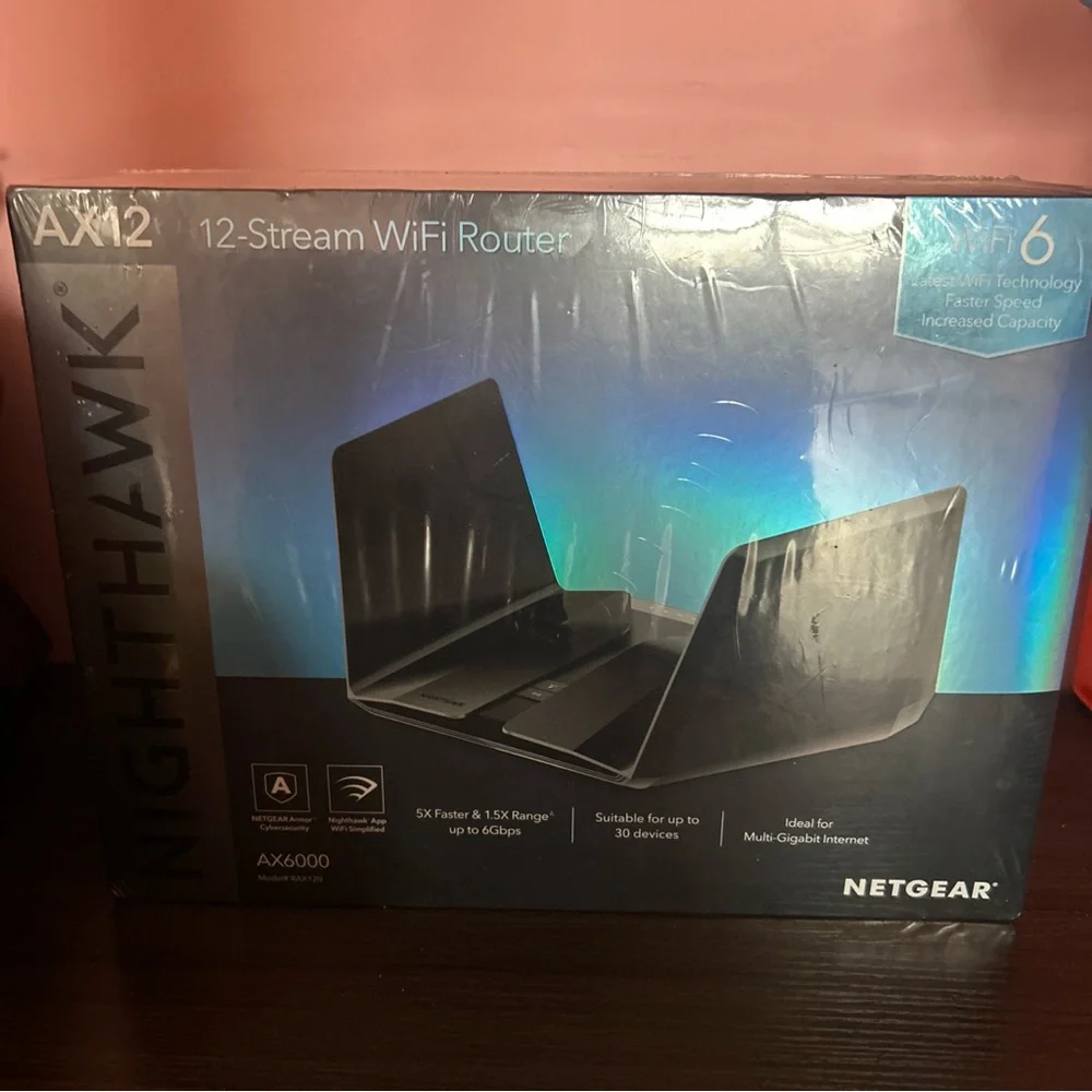 Netgear Nighthawk AX12 Black Router - Picture 2 of 4